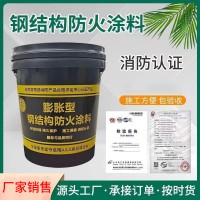 厂家批发室内外薄型厚型钢结构防火涂料非膨胀型电缆隧道防火涂料