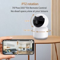 涂鸦智能摄像头 3MP网络高清智能追踪摇头机5MP无线监控语音对讲